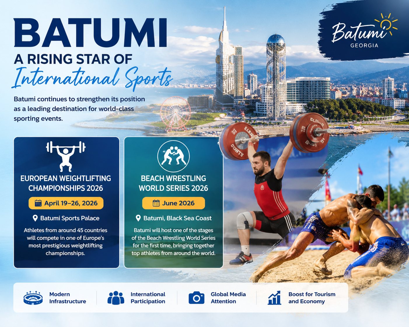 Batumi Strengthens Its Position as an International Sports Destination